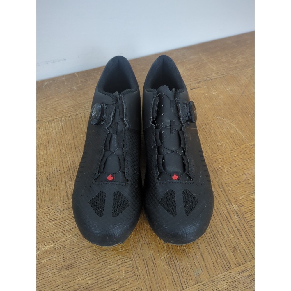 Garneau Men's Bike Cycling Clip Shoes Ergo Grip - Black BOA Canada Sz US 7 - Picture 2 of 9